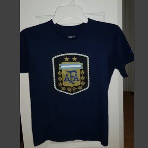 Navy Blue Argentina Adidas Tee Shirt